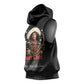 Nat Love Wild West Christmas Sleeveless Hoodie African American Cowboy Holiday Portrait Art