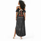 Nat Love Wild West Christmas Summer Maxi Dress African American Cowboy Holiday Portrait Art