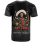Nat Love Wild West Christmas T shirt African American Cowboy Holiday Portrait Art