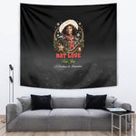Nat Love Wild West Christmas Tapestry African American Cowboy Holiday Portrait Art