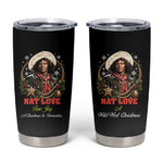 Nat Love Wild West Christmas Tumbler Cup African American Cowboy Holiday Portrait Art