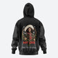 Nat Love Wild West Christmas Zip Hoodie African American Cowboy Holiday Portrait Art