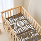 Personalized African 70th Birthday Baby Bed Cover Tribal Pattern Mudcloth Heritage Art