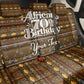 Personalized African 70th Birthday Back Car Seat Cover Tribal Pattern Mudcloth Heritage Art