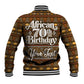 Personalized African 70th Birthday Baseball Jacket Tribal Pattern Mudcloth Heritage Art