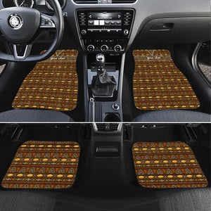 Personalized African 70th Birthday Car Mats Tribal Pattern Mudcloth Heritage Art