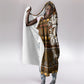 Personalized African 70th Birthday Hooded Blanket Tribal Pattern Mudcloth Heritage Art