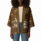 Personalized African 70th Birthday Kimono Tribal Pattern Mudcloth Heritage Art