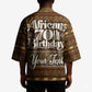 Personalized African 70th Birthday Kimono Tribal Pattern Mudcloth Heritage Art