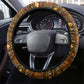 African 70th Birthday Steering Wheel Cover Tribal Pattern Mudcloth Heritage Art