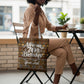 Personalized African 70th Birthday Tote Bag Tribal Pattern Mudcloth Heritage Art
