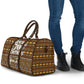 Personalized African 70th Birthday Travel Bag Tribal Pattern Mudcloth Heritage Art