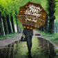Personalized African 70th Birthday Umbrella Tribal Pattern Mudcloth Heritage Art