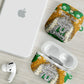 Personalized African 70th Birthday AirPods Case Tribal Animal Print Heritage Pattern