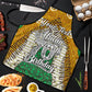 Personalized African 70th Birthday Apron Tribal Animal Print Heritage Pattern