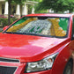 Personalized African 70th Birthday Auto Sun Shade Tribal Animal Print Heritage Pattern