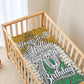 Personalized African 70th Birthday Baby Bed Cover Tribal Animal Print Heritage Pattern