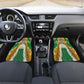 Personalized African 70th Birthday Car Mats Tribal Animal Print Heritage Pattern