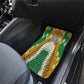 Personalized African 70th Birthday Car Mats Tribal Animal Print Heritage Pattern
