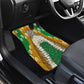 Personalized African 70th Birthday Car Mats Tribal Animal Print Heritage Pattern