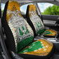 Personalized African 70th Birthday Car Seat Cover Tribal Animal Print Heritage Pattern
