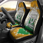 Personalized African 70th Birthday Car Seat Cover Tribal Animal Print Heritage Pattern