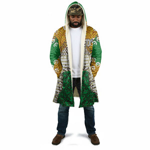 Personalized African 70th Birthday Cloak Tribal Animal Print Heritage Pattern