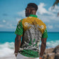 Personalized African 70th Birthday Hawaiian Shirt Tribal Animal Print Heritage Pattern