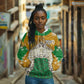 Personalized African 70th Birthday Hoodie Tribal Animal Print Heritage Pattern