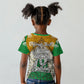 Personalized African 70th Birthday Kid T shirt Tribal Animal Print Heritage Pattern