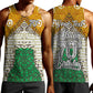 Personalized African 70th Birthday Men Tank Top Tribal Animal Print Heritage Pattern