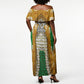 Personalized African 70th Birthday Off Shoulder Maxi Dress Tribal Animal Print Heritage Pattern