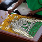 Personalized African 70th Birthday Puzzle Tribal Animal Print Heritage Pattern