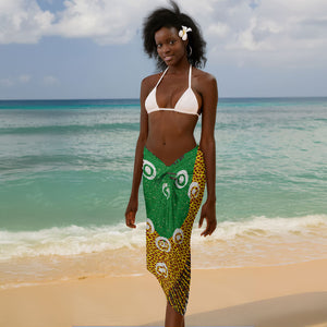 Personalized African 70th Birthday Sarong Tribal Animal Print Heritage Pattern