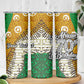 Personalized African 70th Birthday Skinny Tumbler Tribal Animal Print Heritage Pattern