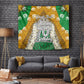 Personalized African 70th Birthday Tapestry Tribal Animal Print Heritage Pattern