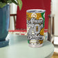 Personalized African 70th Birthday Tumbler Cup Tribal Animal Print Heritage Pattern