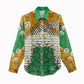 Personalized African 70th Birthday Women Casual Shirt Tribal Animal Print Heritage Pattern
