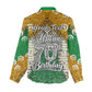 Personalized African 70th Birthday Women Casual Shirt Tribal Animal Print Heritage Pattern
