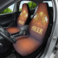 Aker Car Seat Cover Ancient Egyptian Sunset Gradient, Twin Lion Guardians, and Solar Disc - African Pride