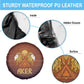 Aker Spare Tire Cover Ancient Egyptian Sunset Gradient, Twin Lion Guardians, and Solar Disc - African Pride