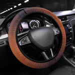 Aker Steering Wheel Cover Ancient Egyptian Sunset Gradient, Twin Lion Guardians, and Solar Disc - African Pride