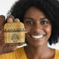 Aker Ancient Egyptian AirPods Case with Hieroglyphic Pattern, Pyramid Symbol, and Twin Lion Guardians Motif - African Pride