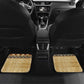 Aker Ancient Egyptian Car Mats with Hieroglyphic Pattern, Pyramid Symbol, and Twin Lion Guardians Motif - African Pride