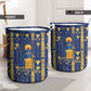 Amun Laundry Basket Ancient Egyptian Hieroglyphic, Pharaoh and Scarab - African Pride