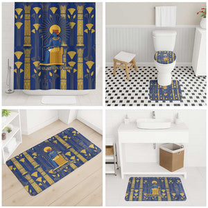 Amun Bathroom Set Ancient Egyptian Hieroglyphic, Pharaoh and Scarab - African Pride