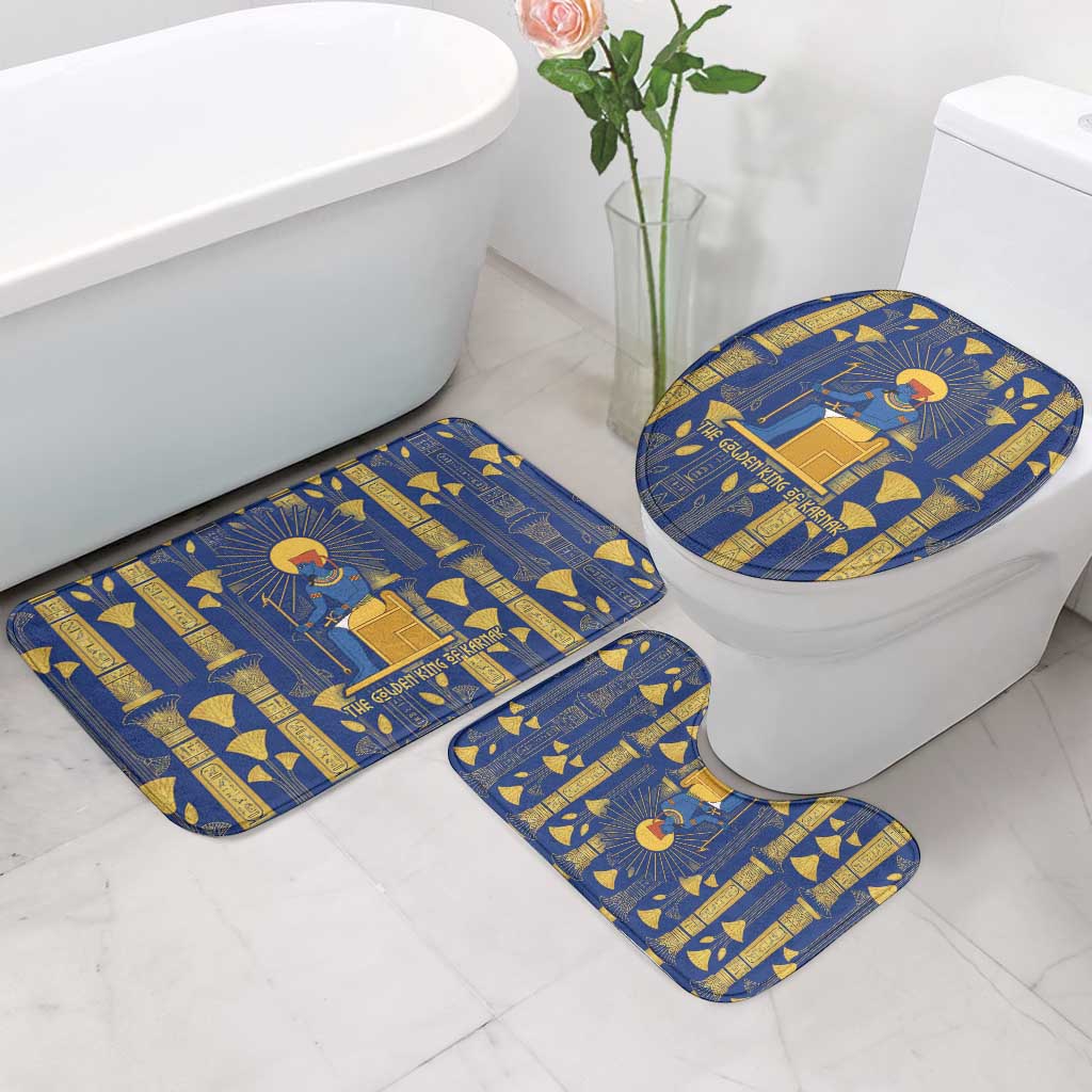 Amun Bathroom Set Ancient Egyptian Hieroglyphic, Pharaoh and Scarab - African Pride
