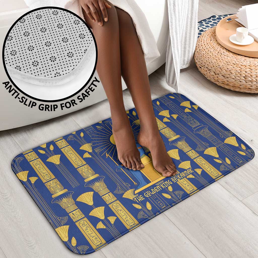 Amun Bathroom Set Ancient Egyptian Hieroglyphic, Pharaoh and Scarab - African Pride