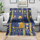 Amun Blanket Ancient Egyptian Hieroglyphic, Pharaoh and Scarab - African Pride