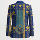 Amun Blazer Ancient Egyptian Hieroglyphic, Pharaoh and Scarab - African Pride